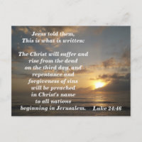 Tarjeta de memorización de versículos bíblicos Luc