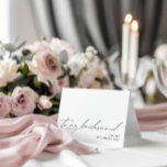 Tarjeta de mensaje "A mi dama de honor el día de m<br><div class="desc">Marque el campo "Marca de logotipo y creador independiente" y marque la casilla si no desea que el logotipo aparezca en la tarjeta. Diseñado para coordinar con para la Colección Invitación a Boda "Chloe". Vea el enlace de la colección en esta página para ver todos los elementos coincidentes de este...</div>