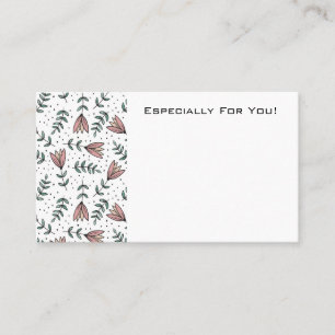 Tarjeta de mensaje Boutique Boutique Bouquet para 