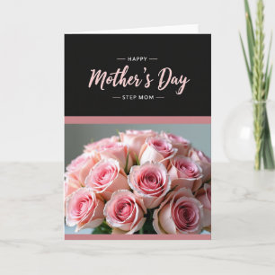 Tarjeta de Mensaje Chevron Rose