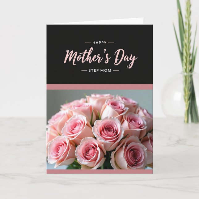 Tarjeta de Mensaje Chevron Rose (Anverso)