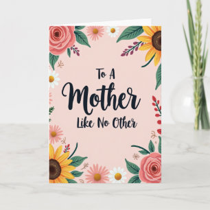 Tarjeta de Mensaje de Amor de Madres Botánicas