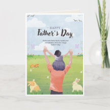 Tarjeta de Mensaje de Amor para Papá