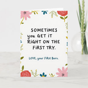 Tarjeta de Mensaje de Borde Botánico