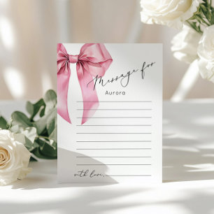 Tarjeta de mensaje de cápsula de tiempo elegante d