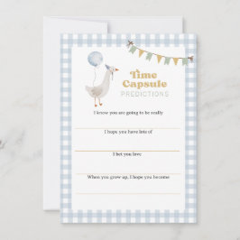 Tarjeta de mensaje de cápsula del tiempo de un gan