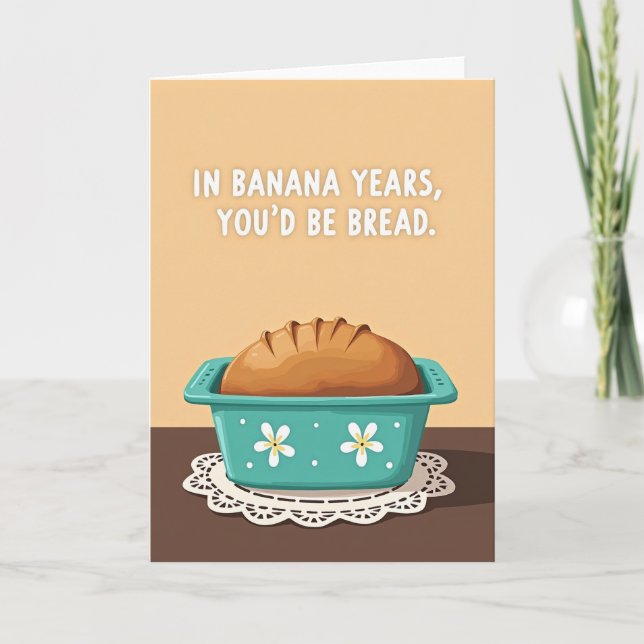 Tarjeta de Mensaje de Cumpleaños de Pan (Anverso)