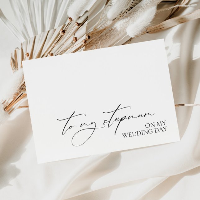 Tarjeta de mensaje de Día de Boda "A mi padrastro" (Subido por el creador)
