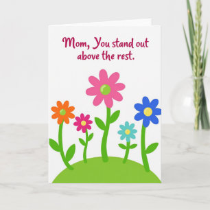 Tarjeta de Mensaje de Flor de Cerezo Vibrante