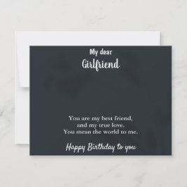Tarjeta de Mensaje de Joyería para Novia