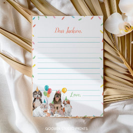 Tarjeta de mensaje de la cápsula de la hora de nac