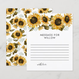 Tarjeta de mensaje de la cápsula del cumpleaños de