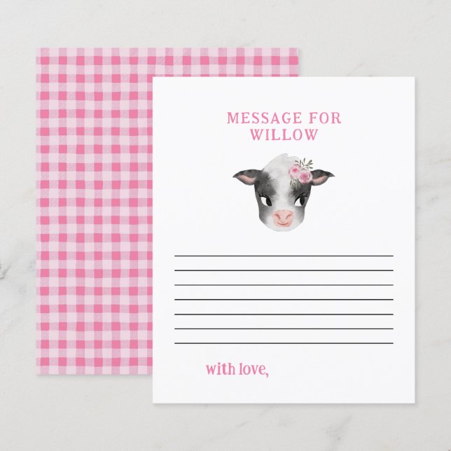 Tarjeta de mensaje de la cápsula del cumpleaños de (Anverso / Reverso)