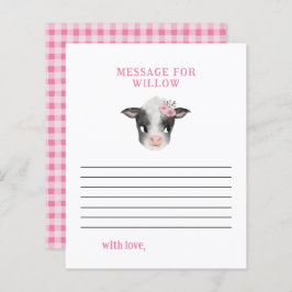 Tarjeta de mensaje de la cápsula del cumpleaños de