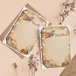 Tarjeta de mensaje de la nota de la cápsula de tie