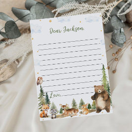 Tarjeta de mensaje de nota de la cápsula de tiempo