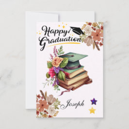 tarjeta de mensaje de regalo de grado único, Gradu