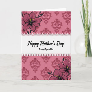 Tarjeta de Mensaje del Día de la Madre con Recorte