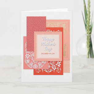 Tarjeta de Mensaje del Día de la Madre Coral Meloc