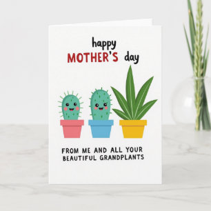 Tarjeta de mensaje del día de la madre de Grandpla