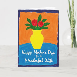Tarjeta de Mensaje del Día de la Madre Iluminada p