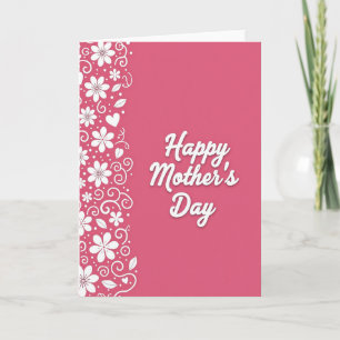 Tarjeta de Mensaje del Día de la Madre Mate
