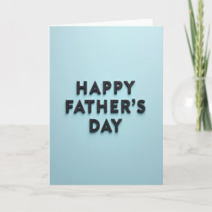 Tarjeta de Mensaje del Día del Padre Granular
