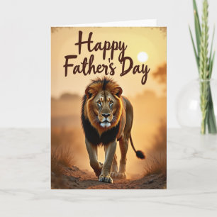 Tarjeta de Mensaje del Día del Padre Sepia