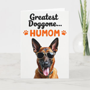 Tarjeta de Mensaje del Día Feliz de Mamá Perro