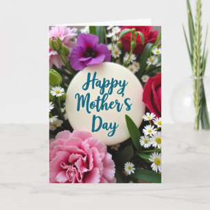 Tarjeta de Mensaje Floral Luminoso