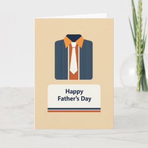 Tarjeta de Mensaje Formal del Día del Padre