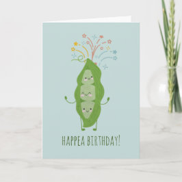 Tarjeta de mensaje Happy Pea Pod Personalizado