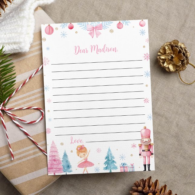 Tarjeta de mensaje Nutcracker Pink Birday Capsule  (Subido por el creador)