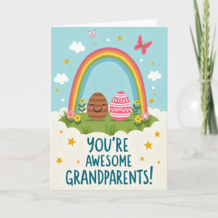 Tarjeta de Mensaje para Abuelos Increíbles
