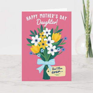 Tarjeta de Mensaje para la Mejor Mamá del Mundo