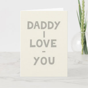 Tarjeta de mensaje para papá amoroso