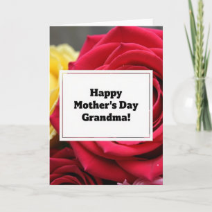 Tarjeta de Mensaje Rosa Carmesí