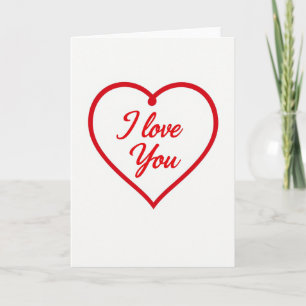Tarjeta de Mensaje Sincero 'Te Amo'