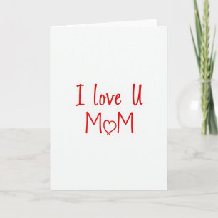 Tarjeta de Mensaje Sincero 'Te Quiero Mamá'