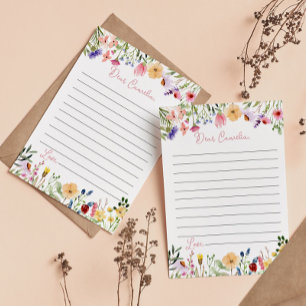 Tarjeta de mensaje Wildflowers Time Capsule Note