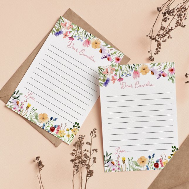 Tarjeta de mensaje Wildflowers Time Capsule Note (Subido por el creador)