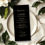 Tarjeta De Menú Boda 4x9 Para Placa De Caligrafía<br><div class="desc">Una carta de boda de caligrafía de moda sencilla. Yo ofrezco un servicio de personalización gratuito,  si tienes alguna pregunta o petición especial,  por favor no dudes en contactarme.</div>