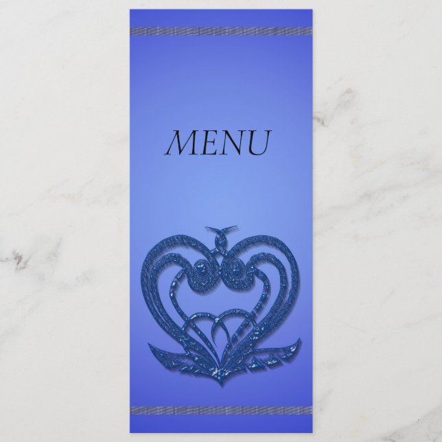 tarjeta de menú de cena (Anverso)