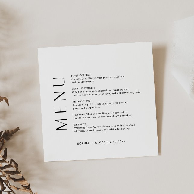 Tarjeta de menú de cena HARLOW Square (Subido por el creador)