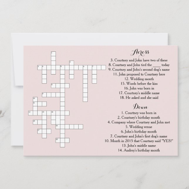 Tarjeta de menú de Davis + Harper (Anverso)