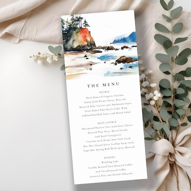 Tarjeta de menú del Boda del Parque Nacional Olímp (Subido por el creador)