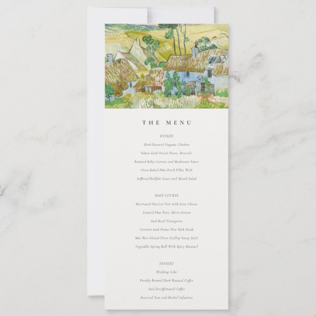 Tarjeta de menú del Boda Paisajista de montaña Pas (Anverso)
