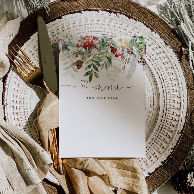 Tarjeta de menú Evergreen (Subido por el creador)