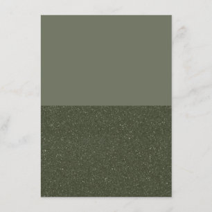 Tarjeta de menú plana verde musgo de horizonte div
