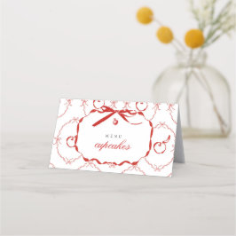 Tarjeta de menú plegado de etiquetas de comida y b